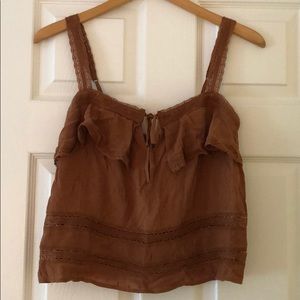 Rust colored tank top